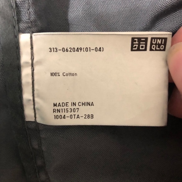 Uniqlo Hooded Utility Jacket Slim Fit Womens small Gray Full Zip - Picture 5 of 6